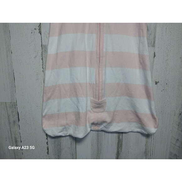 Burt’s Bees Baby Beekeeper Wearable Blanket Sleepsack Size Small White & Pink - Picture 2 of 7